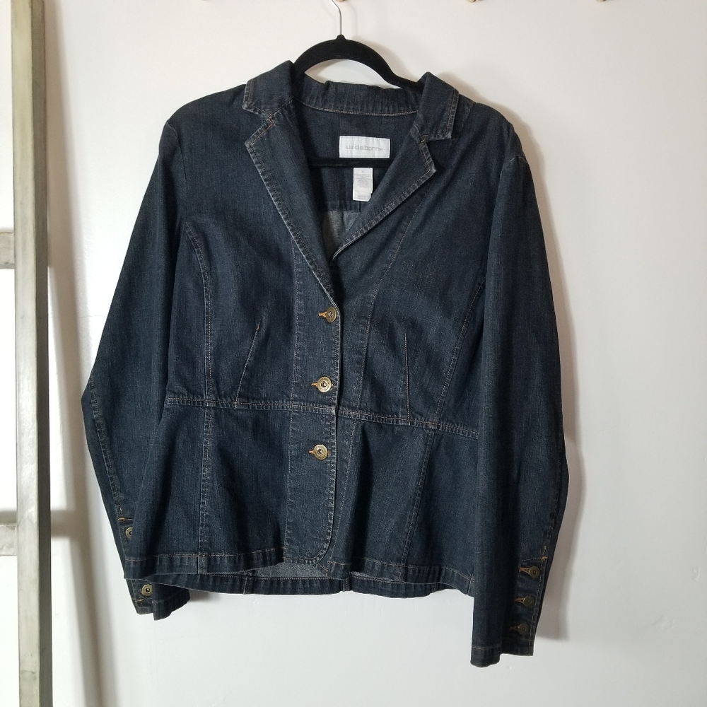 LIZ CLAIBORNE WOMEN'S JEAN JACKET SIZE 12
